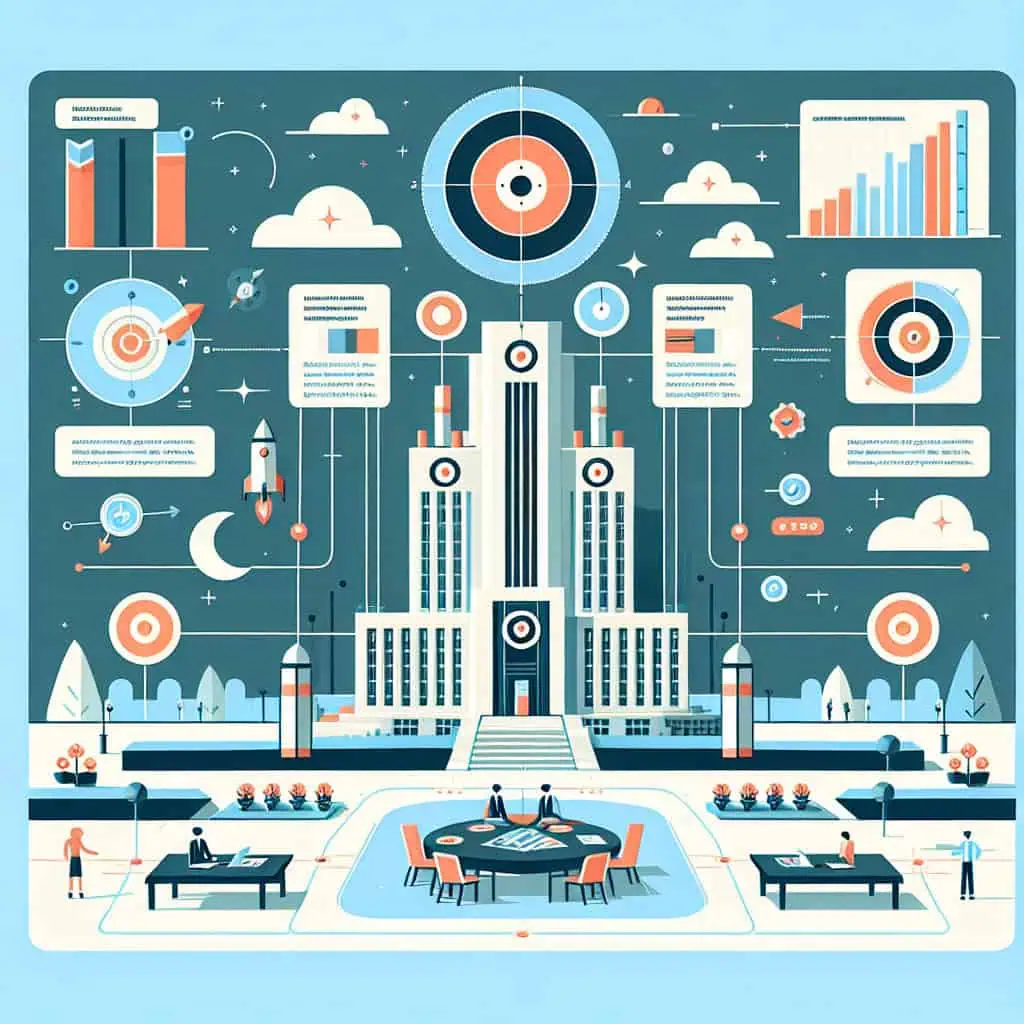 Häufige Herausforderungen im Fuhrparkmanagement und wie man sie überwindet 1 Innovatives Gebäude mit Smart Tech und Datenanalyse für effizientes Facility Management.